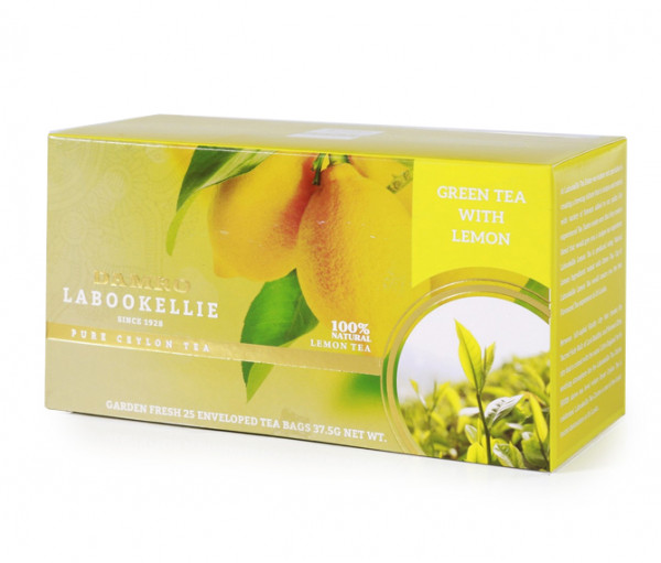 Herbata ekspresowa damro green tea with lemon 25tor 