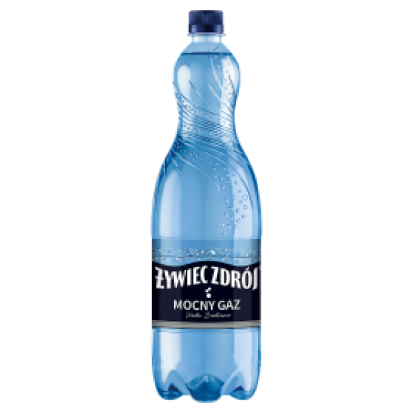 Żywiec Zdrój Mocny Gaz Woda źródlana 1,5l doliczana jest kaucja 50 gr