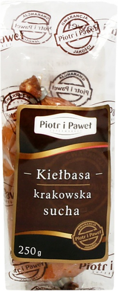 Kiełbasa krakowska sucha wieprzowa Piotr i Paweł