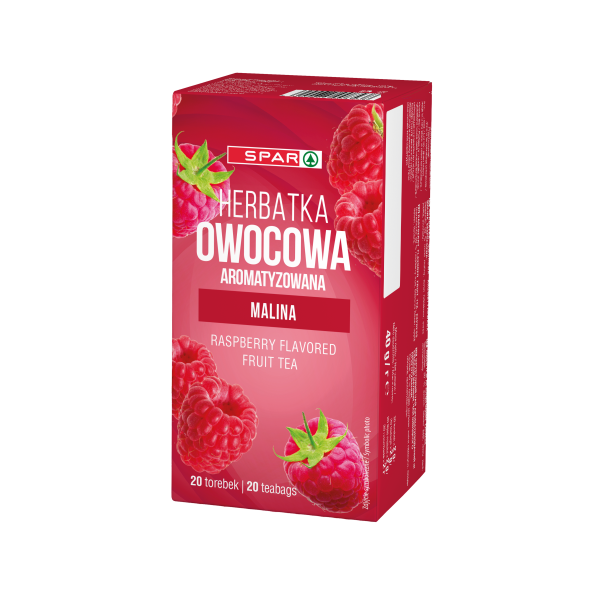 Herbata ekspresowa Spar owoc malina 20tx2g 