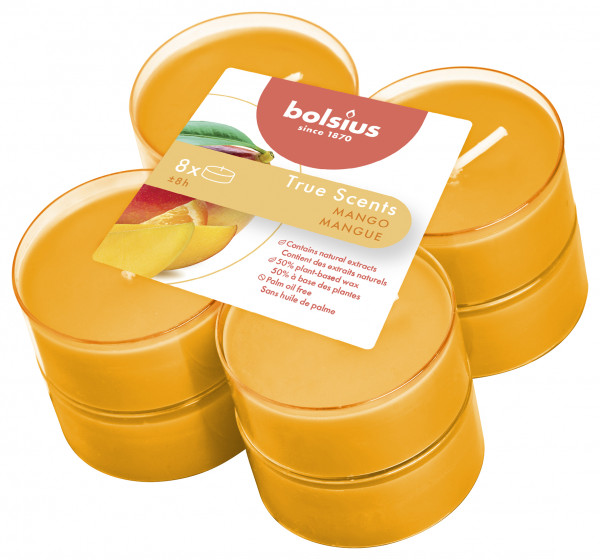 Podgrzewacz Bolsius true scents mango 4h 8szt 