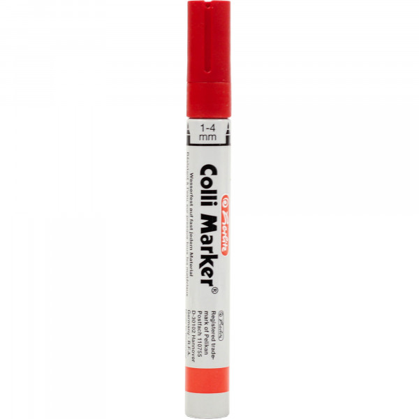Marker Herlitz czerwony wodoodporny 4ml 