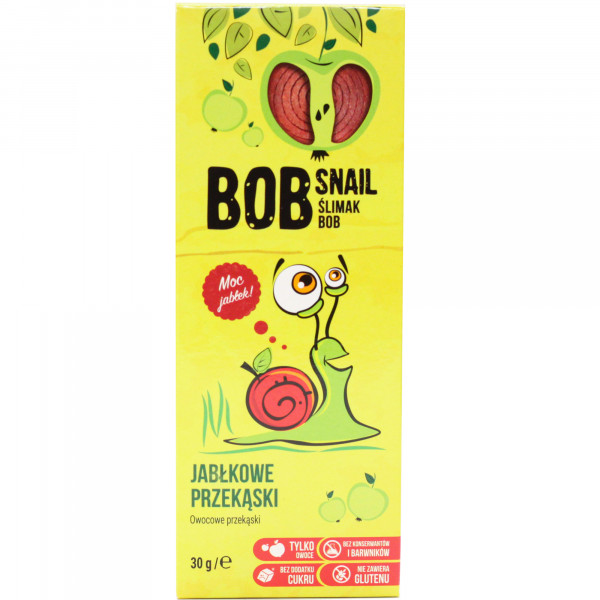 Przekąski Bob Snail bio b/g jabłkowa b/c 
