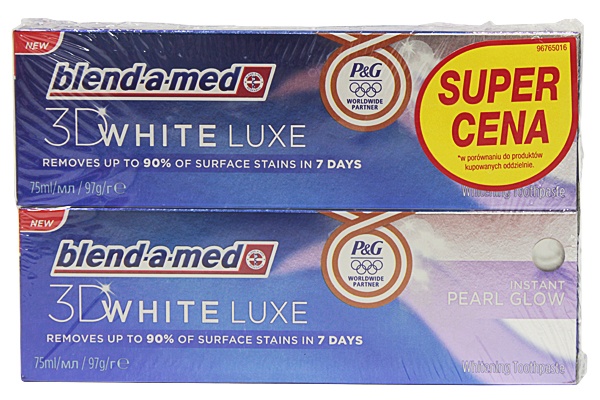 Blend-a-med 3d white luxe pasta pearl /2*75ml 