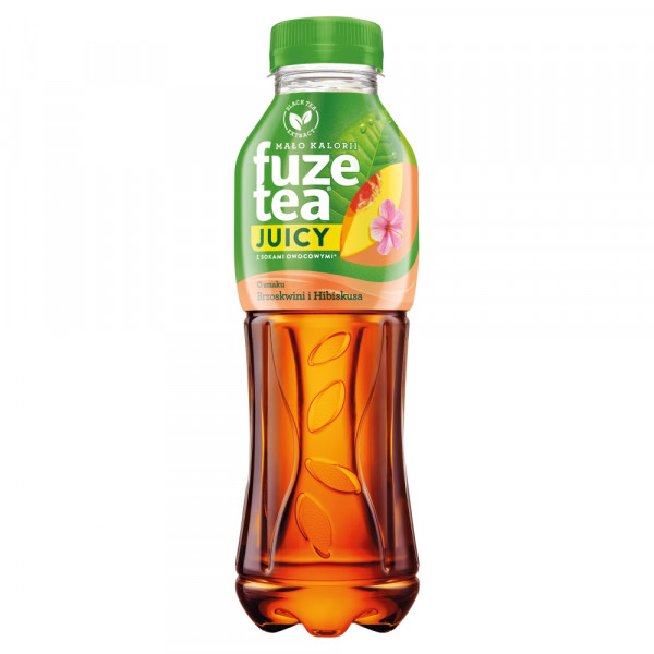 Napój niegazowany Fuze Tea black ice peach hibiscus