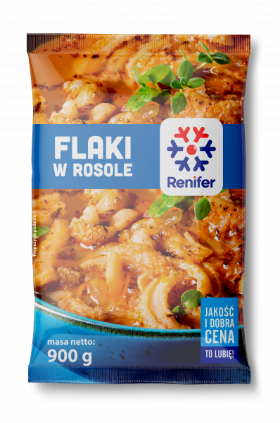 Flaki Renifer wołowe w rosole 