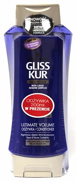 Gliss kur zestaw szampon ultimate volume + odzywka 