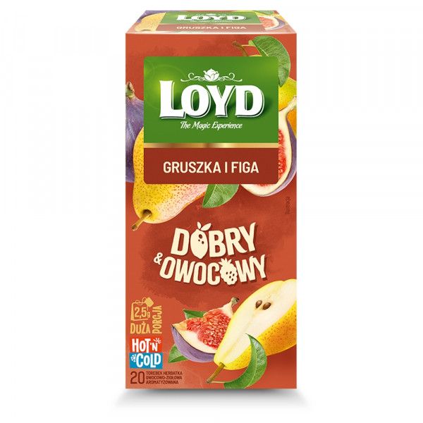 Loyd herbata o smaku gruszka i figa 20 x 2,5g