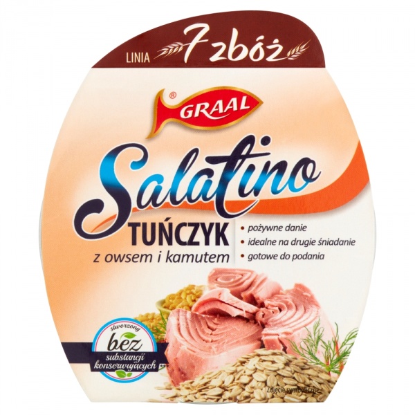 Salatino Tuńczyk z owsem i kamutem - 7 zbóż 150g GRAAL