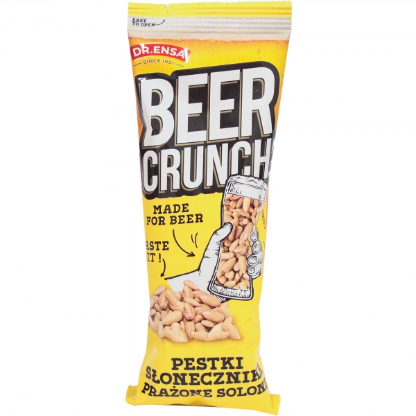 Beer Crunch słonecznik prażony solony 