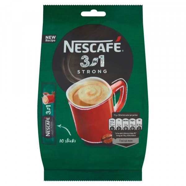 NESCAFÉ 3in1 Strong Rozpuszczalny napój kawowy 10 x 17g