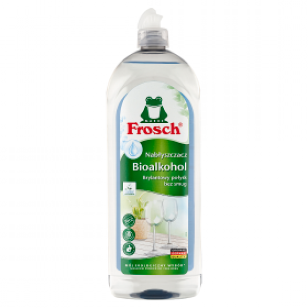 FROSCH Nabłyszczacz do zmywarek na bazie bioalkoholu 750 ml