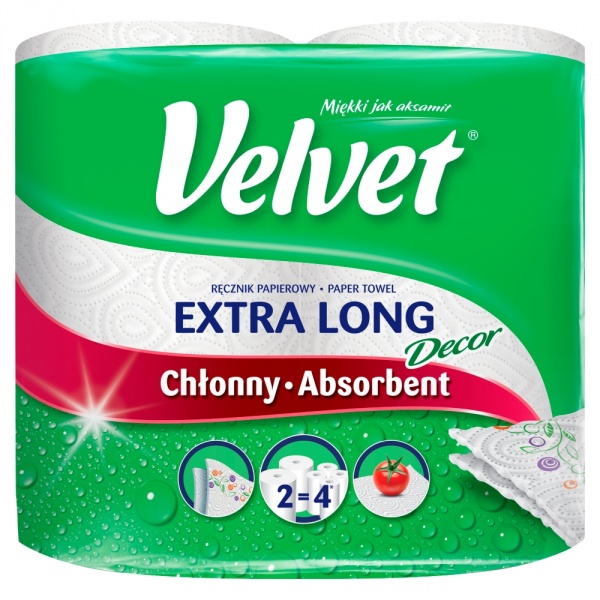 Ręcznik papierowy Velvet Extra Long Decor a&#039;2