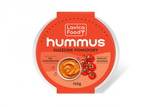 Hummus Lavica Food suszone pomidory 