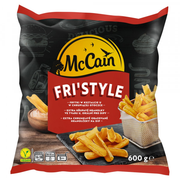 McCain Fri&#039;Style Frytki w kształcie u w chrupiącej otoczce 600 g