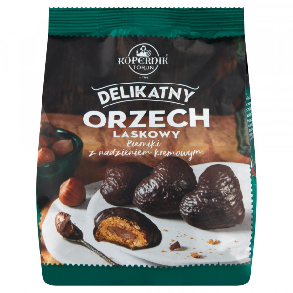 Pierniki Kopernik w czekoladzie orzech laskowy 
