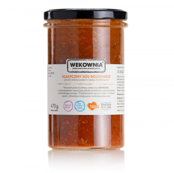 Sos wekownia bolognese 470g słoik 