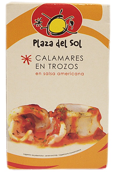 Kalmary w amerykańskim sosie plaza del sol 