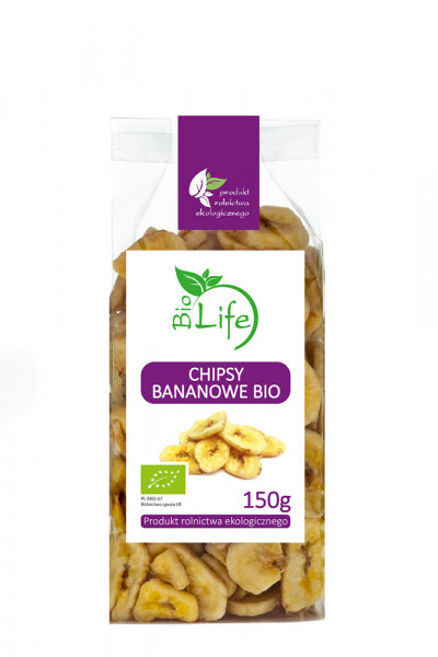 Chipsy bio bananowe 