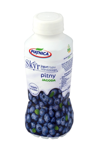 Jogurt pitny Piątnica skyr jagoda 