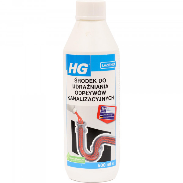 Środek do udrażniania HG odpływy kanalizacyjne 