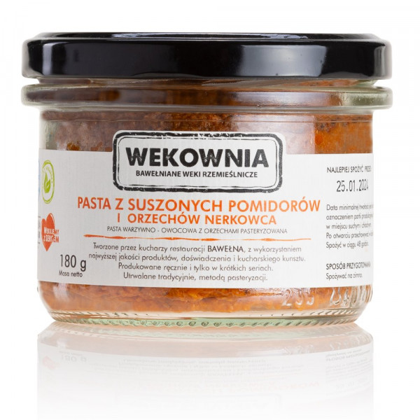 Pasta wekownia z suszonych pomidorów i orzechów nerkowca 180g 