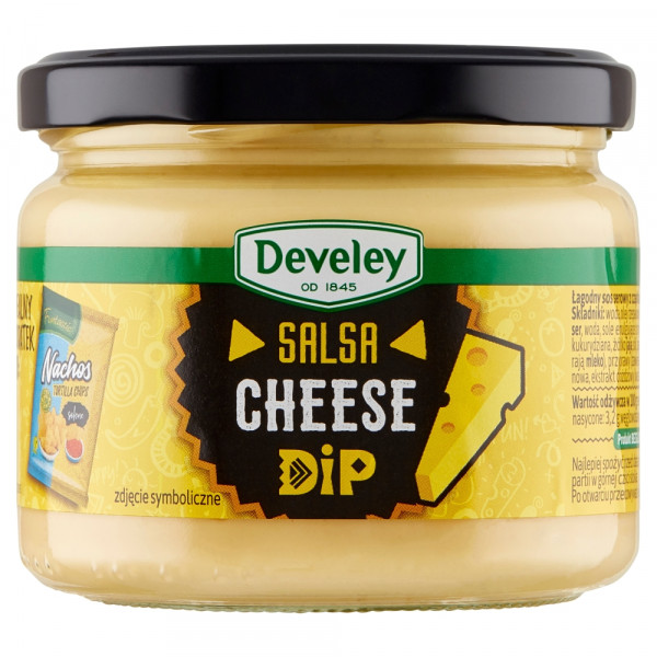 Dip develey salsa cheese
