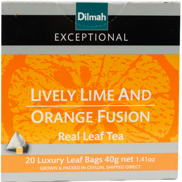 Dilmah Exceptional Lively Lime and Orange Fusion 20x2 g