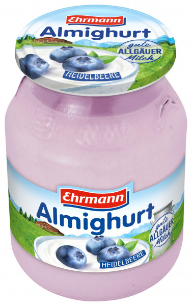 Almighurt kiwi - agrest / jagoda mix szklane opakowanie 500g