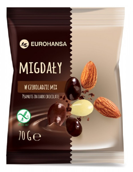 Draże migdały w czekoladzie Eurohansa 