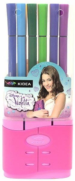 Pisaki w pudełku 12 kolorów Violetta 