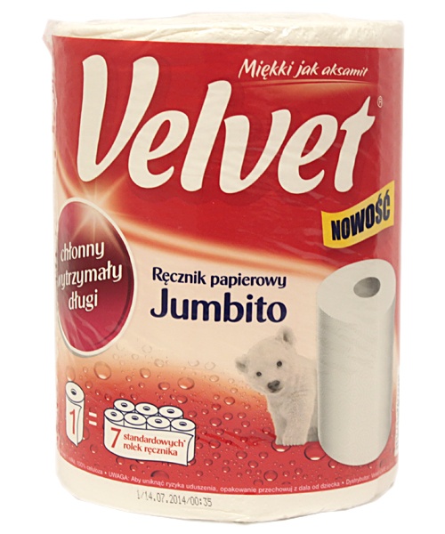 Ręcznik Velvet jumbito /1rolka 