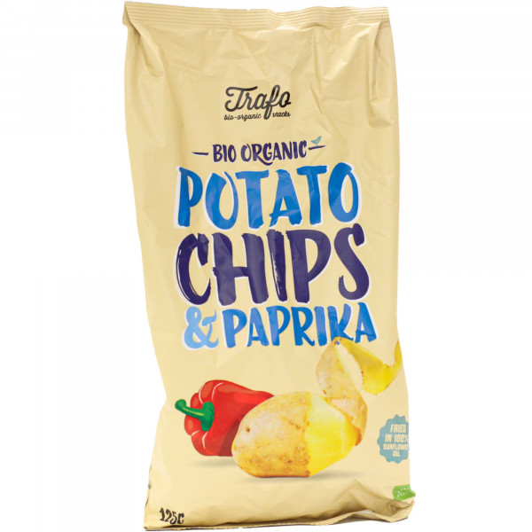 Chipsy ziemniaczane o smaku paprykowym bio 