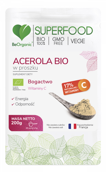 Acerola Beorganic Bio w proszku 