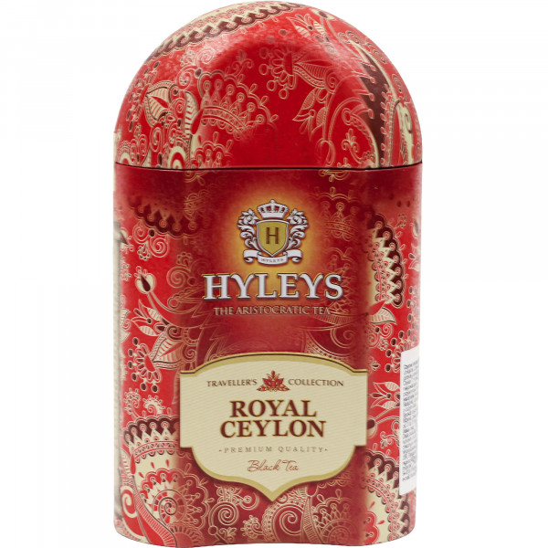 Herbata liściasta Hyleys Traveller&#039;s Black Royal Ceylon puszka 
