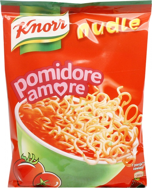KNORR nudle amore pomid 22x65g  65  g