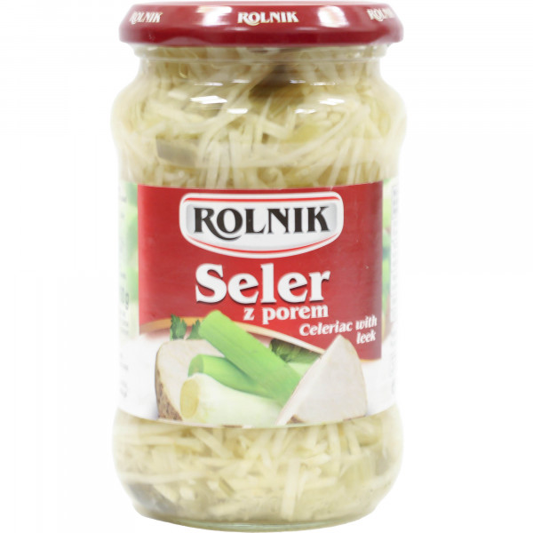 Seler Rolnik z porem słoik 