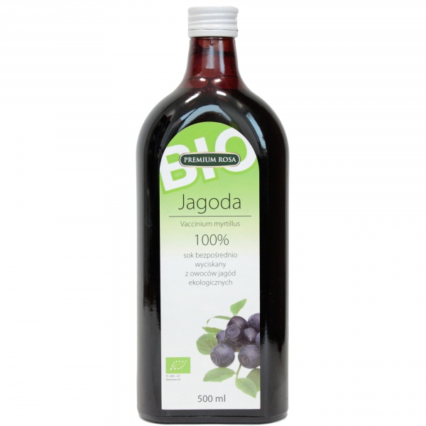 Wyciąg z jagód 100% bio - premium rosa 