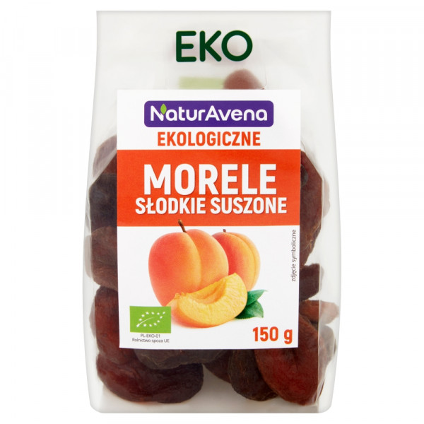Morele słodkie suszone bio