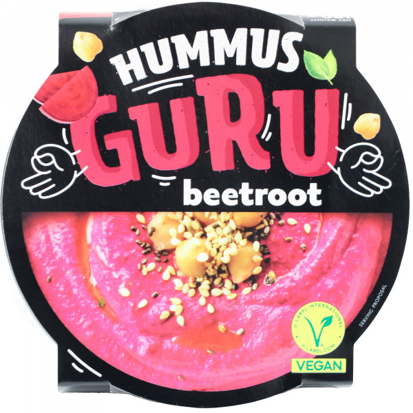 Hummus Guru z burakiem 