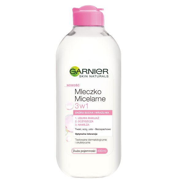 Garnier Skin Active Mleczko miceralne 3 w 1 400 ml