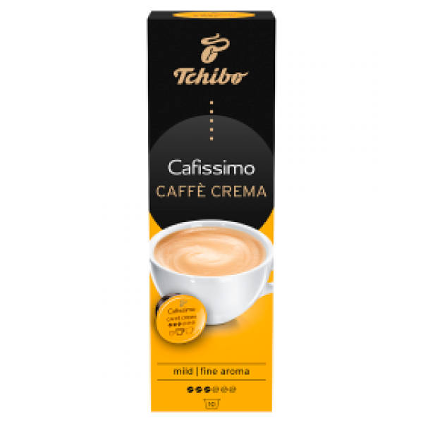 Tchibo Cafissimo Caffè Crema Fine Aroma  kawa mielona w kapsułkach 7g x 10 kapsułek