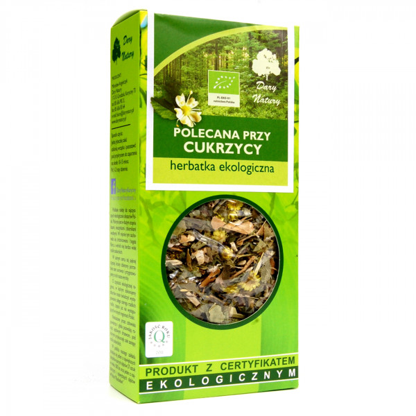 Dary Natury Ekologiczna Herbatka Polecana przy Cukrzycy 50g