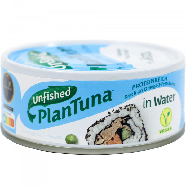 Konserwa Unfished Plantuna Vegan w wodzie 