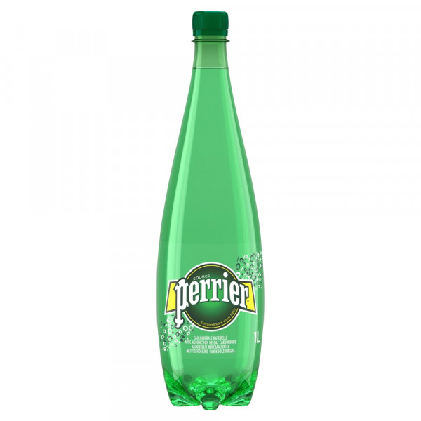 Woda gaz Perrier mineralna 1l + kaucja 50 gr