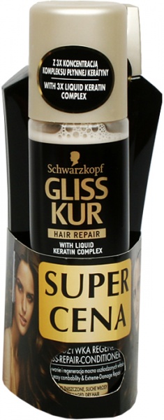 GLISS KUR Zestaw szampon 250ml +odżywka ekspresowa 200ml Ultimate Repair
