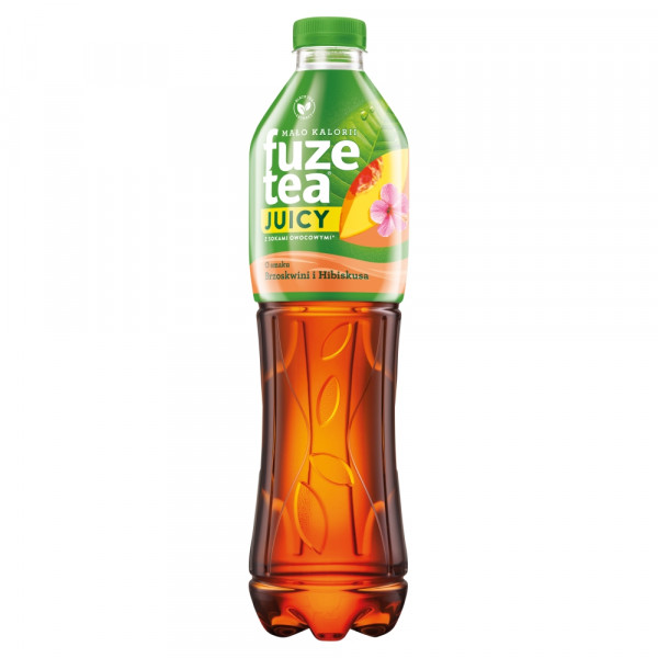 Napój niegazowany Fuze Tea black ice peach hibiscus