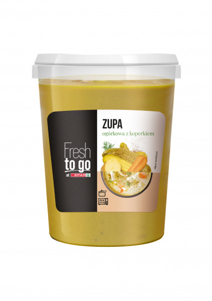 Zupa Fresh to go at Spar ogórkowa z koperkiem 450g 