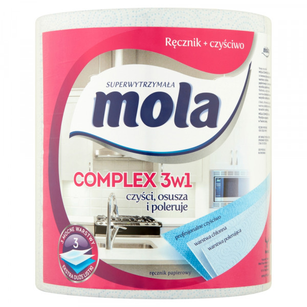 Ręcznik papierowy Mola complex 3w1 3w 1szt 