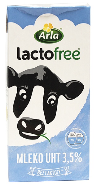 Mleko uht 3,5% lactofree bez laktozy 